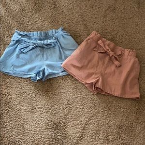 **Set** of Women’s Paperbag Shorts